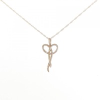 K18PG ダイヤモンド ネックレス 0.03CT