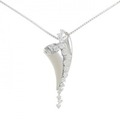 K18WG ダイヤモンド ネックレス 0.75CT