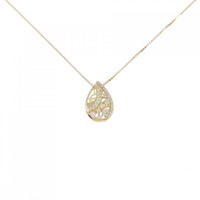 K18YG ダイヤモンド ネックレス 0.22CT
