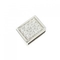 【新品】PT パヴェ ダイヤモンド ペンダント 0.15CT