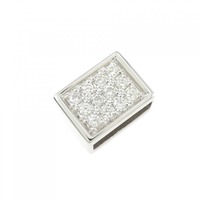 【新品】PT パヴェ ダイヤモンド ペンダント 0.15CT