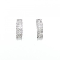 【新品】PT ダイヤモンド ピアス 0.86CT