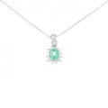 PT エメラルド ネックレス 0.48CT
