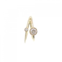 【新品】K18YG ダイヤモンド イヤーカフ 0.10CT 片耳