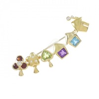 ポンテヴェキオ カラーストーン ブローチ