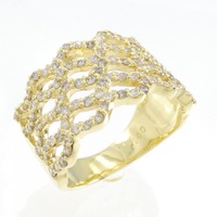 K18YG ダイヤモンド リング 1.00CT