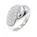 PT パヴェ ダイヤモンド リング 1.05CT
