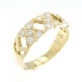 K18YG ダイヤモンド リング 0.31CT