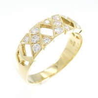 K18YG ダイヤモンド リング 0.31CT