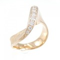 K18PG ダイヤモンド リング 0.23CT