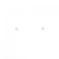 K18YG ソリティア ダイヤモンド ピアス 0.10CT