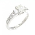 PT ダイヤモンド リング 0.404CT