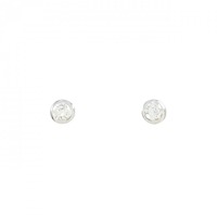 K18WG ダイヤモンド ピアス 0.20CT