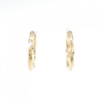 K18YG フープ ピアス