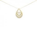 K18YG ダイヤモンド ネックレス 0.30CT