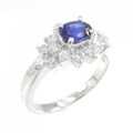 PT サファイヤ リング 0.66CT