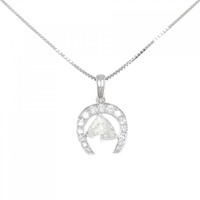 PT ホースシュー ダイヤモンド ネックレス 1.03CT