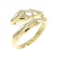 K18YG スネーク ダイヤモンド リング 0.01CT