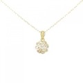 K18YG ダイヤモンド ネックレス 0.30CT