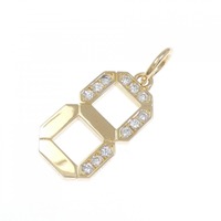 K18YG ナンバー8 ダイヤモンド ペンダント 0.29CT