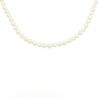 シルバークラスプ アコヤパール ネックレス 4-4.5mm