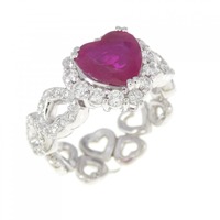 ポンテヴェキオ ハート リング 1.60CT