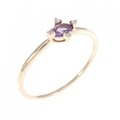 K18PG アメジスト リング