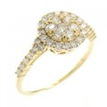 K18YG ダイヤモンド リング 0.50CT
