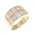 K18YG ダイヤモンド リング 2.30CT