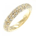 K18YG フルエタニティ ダイヤモンド リング 1.22CT