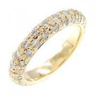 K18YG フルエタニティ ダイヤモンド リング 1.22CT