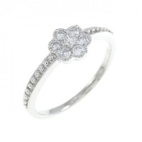 PT フラワー ダイヤモンド リング 0.18CT