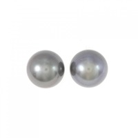 PT 黒蝶パール ピアス 12.2mm