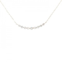 K18PG ダイヤモンド ネックレス 0.15CT