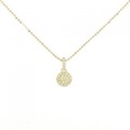 K18YG ダイヤモンド ネックレス 0.27CT