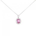 【リメイク】PT サファイヤ ネックレス タイ産 1.425CT