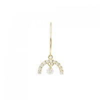 アーカー ビンドゥアーチダイヤモンド ピアス 0.05CT 片耳