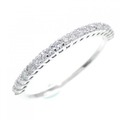 K18WG ダイヤモンド リング 0.20CT