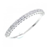 K18WG ダイヤモンド リング 0.20CT