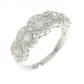 K18WG ダイヤモンド リング 1.00CT