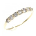 K18YG ダイヤモンド リング 0.4CT
