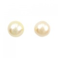 K18YG 白蝶パール ピアス 12.3mm