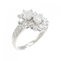 PT フラワー ダイヤモンド リング 0.73CT