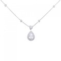 サ バース ダイヤモンド ネックレス 1.06CT D VS1