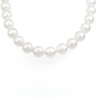 シルバークラスプ アコヤパール ネックレス 9-9.5mm