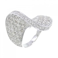 750WG ダイヤモンド リング 1.78CT