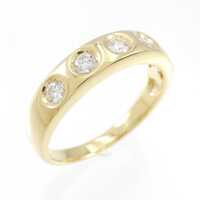 K18YG ダイヤモンド リング 0.34CT