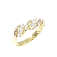 K18YG/K18PG ダイヤモンド ピンキー リング 0.21CT