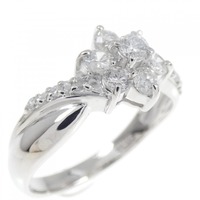 PT フラワー ダイヤモンド リング 0.53CT