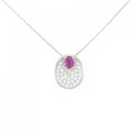 PT ルビー ネックレス 1.00CT